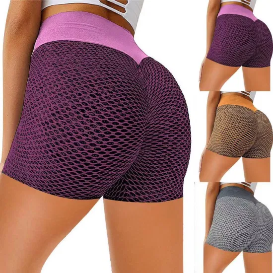 OEM женские сексуальные сухие посадки для спортзала вязать шорты с высокой талией одежда спортивная одежда, трикотажная одежда